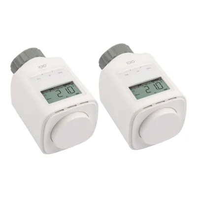 2 Stück IOIO HT 2000 Elektronischer Thermostat Heizkörperthermostat spart bis 30% Heizkosten