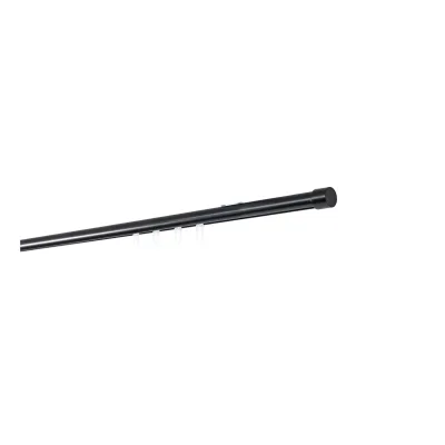 20mm,1-läufig,Profil,Wandträger mini,Endstück cap Farbe: Schwarz, Größe: 120cm