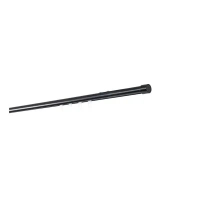 20mm,1-läufig,Profil,Wandträger mini,Endstück cap Farbe: Schwarz, Größe: 190cm