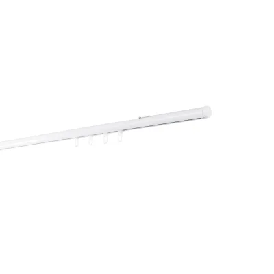 20mm,1-läufig,Profil,Wandträger mini,Endstück cap Farbe: Weiß, Größe: 330cm