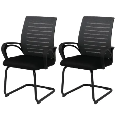 2er-Set Esszimmerstuhl MCW-K51, Stuhl Armlehne, Stoff/Textil (250g/m²) MVG ~ grau, Gestell schwarz