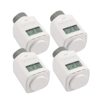 4 Stück IOIO HT 2000 Elektronischer Thermostat Heizkörperthermostat spart bis 30% Heizkosten