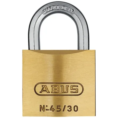 ABUS Vorhangschloss Messing 45/30 vs. Lock-Tag