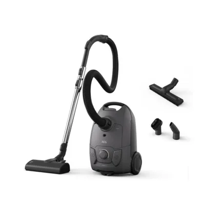 AEG AB51C2DG Bodenstaubsauger (Clean 5000, 650 Watt, 8,5m Aktionsradius, waschbarer Hygiene-Filter, 3,5 Liter Volumen, Dark grey)