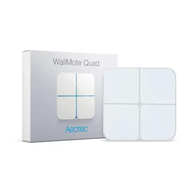 Aeotec WallMote Quad -  Funkwandschalter 4 Tasten Z-Wave Plus ZW130