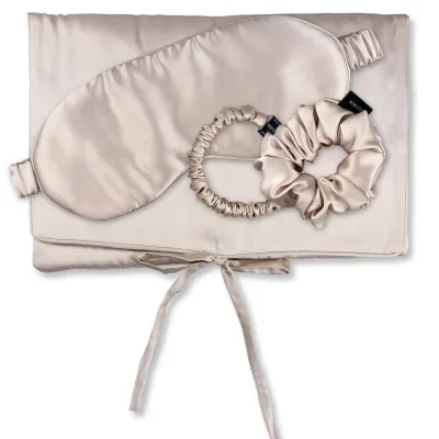AILORIA Tasche, Schlafmaske, Scrunchie S & Scrunchie M TRAVEL SET