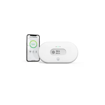 AirthingsView Pollution Airthings Luftgütemonitor , Feinstaub-Messgerät PM2.5