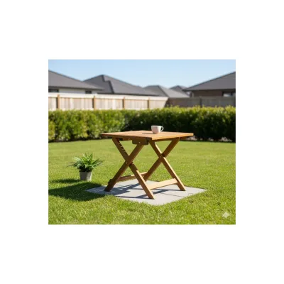 Akazienholz Gartenklapptisch Beistelltisch 38 cm FSC