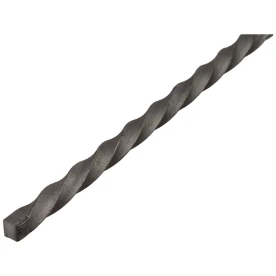 ALBERTS Vierkantstange, gedreht, Stahl roh, LxBxH 1000 x 10 x 10 mm