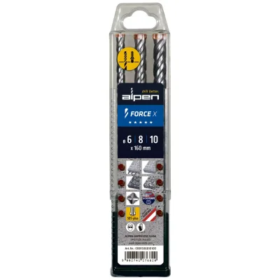 Alpen-Maykestag alpen SDS-plus-Bohrer FORCE 6-10 x / mm