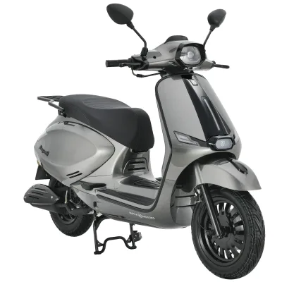 Alpha Motors Motorroller Napoli 125 ccm 85 km/h EURO 5+ silber-schwarz