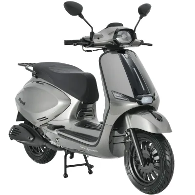 Alpha Motors Motorroller Napoli 50 ccm 45 km/h EURO 5 silber-schwarz