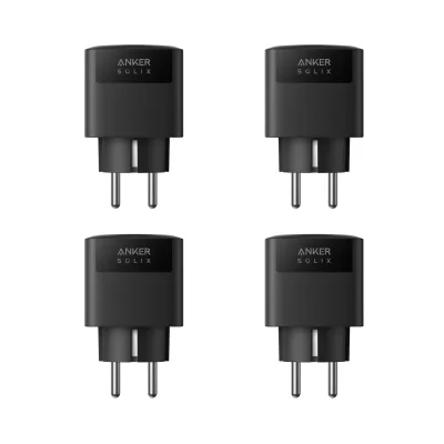 Anker SOLIX smart plug Gen 2 WLAN-Steckdose mit App-Steuerung für Solarbank – 4er Set