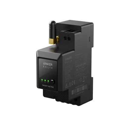 Anker SOLIX Smarter Zähler für Solarbank 2 und 3 Serie, Kabellos, Unterstützt WLAN, Bluetooth, RS-485, 10 Jahre Leistung, 1W Genauigkeit, Schnelle Anpassung, Spart Stromkosten