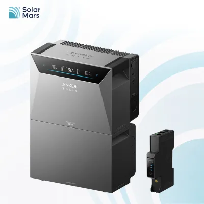 Anker SOLIX Solarbank 4 E5000 Pro mit 1x BP5000 Erweiterungsbatterien und Smart Meter Gen 2