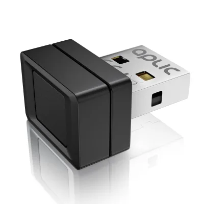 Aplic USB Fingerabdrucksensor Fingerabdruckleser - bis zu 10 IDs - Windows 8 10 11 - unterstützt bis zu 10 IDs - USB - Plug & Play - Finger Scanner
