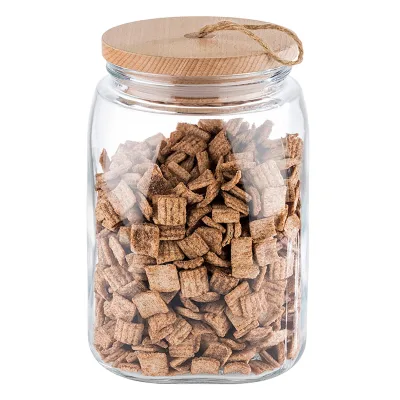 APS Vorratsglas Woody mit Holzdeckel versch. Ausführungen
