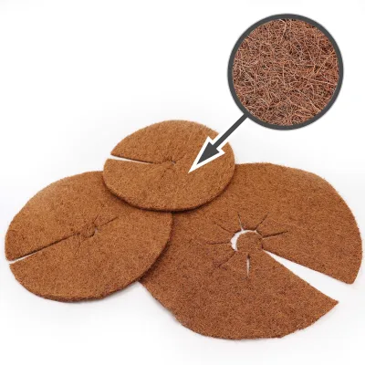 Aquagart 10 Kokos Mulchscheiben 45cm Kokofasermatte Kokosfaser Pflanzenschutzmatte Kokos