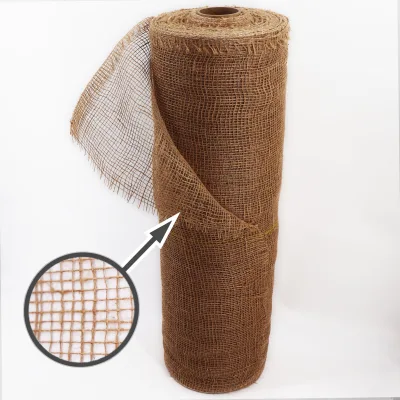 Aquagart 100m x 1m Jutegewebe 105g/m² Jutematte Gartenjute Jute Stoff Sackleinen Juteband