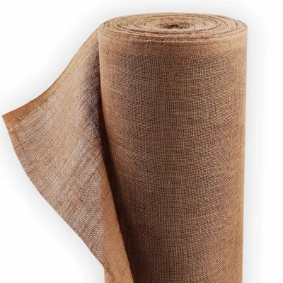 Aquagart 30m x 1m Jutegewebe 305g/m² Jutematte Gartenjute Jute Stoff Sackleinen Juteband