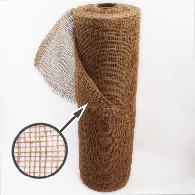 Aquagart 75m x 1m Jutegewebe 105g/m² Jutematte Gartenjute Jute Stoff Sackleinen Juteband