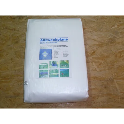 Aquagart Gewebeplane 260g 4m x 8m Abdeckplane Bootsplane Allzweckplane Plane
