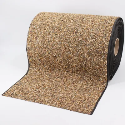 Aquagart Steinfolie 4m x 0,4m breit Für Teichrand Bachlauf Teichfolie Teich Sandfarben