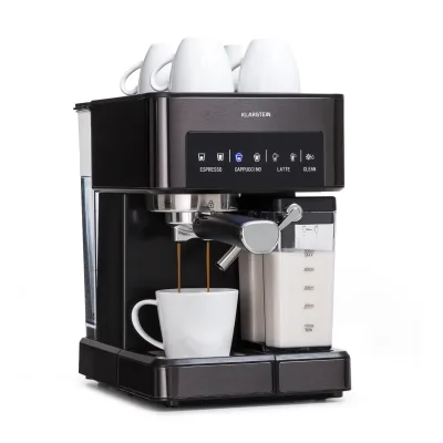 Arabica Comfort Siebträgermaschine 1350W 20 Bar 1,8l Touch-Bedienfeld