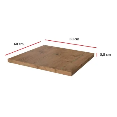 Arbeitsplatte 60 cm 38 mm Küchenzeile Küchenblock Eiche Lancelot Küche Vigo