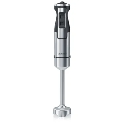 Arendo Edelstahl Stabmixer 1000 Watt Pürierstab - Handmixer - stufenlose Regelung  silber/schwarz