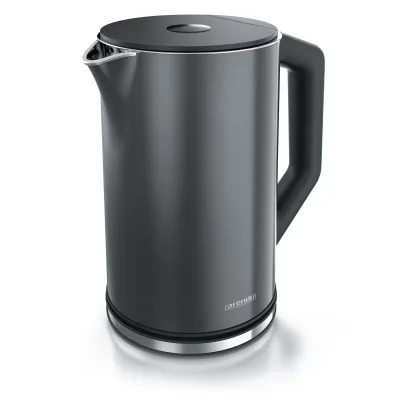 Arendo Wasserkocher, Edelstahl oder Glas, Temperaturanzeige & Warmhaltefunktion
