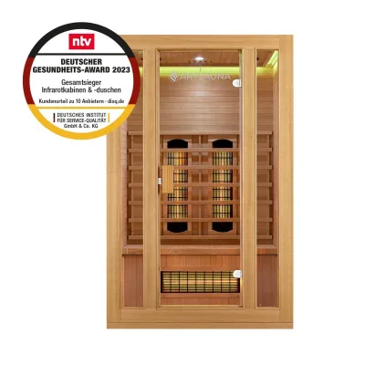 Artsauna Infrarotkabine Natur 120x190x105 cm