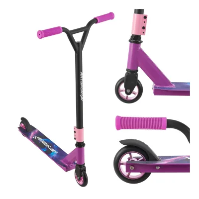 ArtSport Stunt Scooter Galactic Cruiser - Trick Roller für Kinder & Jugendliche - Tretroller Lila