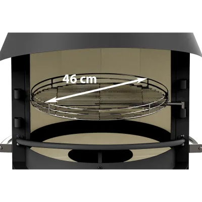 asado® Grillrost Ø46cm für  Garten-Grillkamin „Fuego“ Ø 70cm