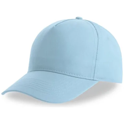 Atlantis Cotton Classics-33.0237 Kinder 5 Panel Baseball Kappe Gr. onesize light blue