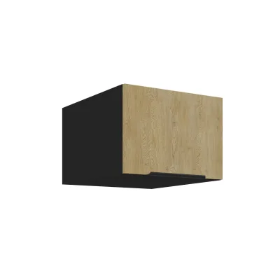 Aufsatzschrank Hochschrank 50 cm CREMONA Eiche Küchenzeile Küchenblock Küche
