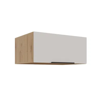 Aufsatzschrank Hochschrank 80 cm Küche SOLANO Kaschmir beige Küchenzeile
