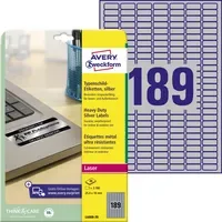 Avery Zweckform Typenschildetikett 25,4 x 10 mm (B x H)