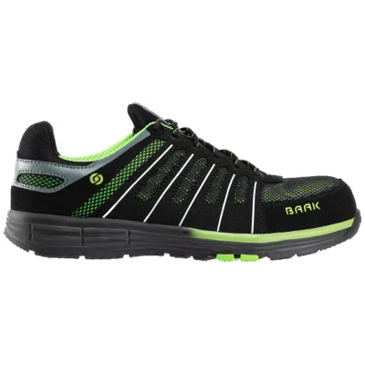 Baak Sicherheitshalbschuh Reeny 71522 S1P ESD SRC DGUV Gr.46 schwarz/grün