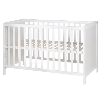 Roba Beistellbett roba Gitterbett / Beistellbett Weiß 66x76x121.5 cm