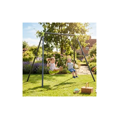 Baby Vivo Kinderschaukel / Schaukelgestell - Doppelschaukel bis 100 kg