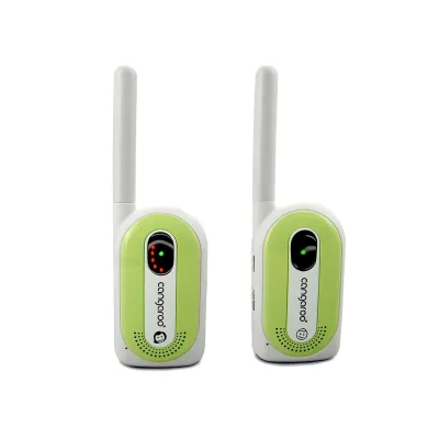 Babyphone Maternal Instinct bis 1,3 km Reichweite, Empfänger mit Gürtelclip grün