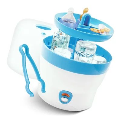 Babyruf BS 29b Babyflaschen Sterilisator für 6 Flaschen, Blau