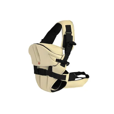 Babytrage Carry go 2 in 1 Bauch- und Hüfttrage von 3 Monaten bis 1 Jahr hellbraun