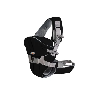 Babytrage Carry go 2 in 1 Bauch- und Hüfttrage von 3 Monaten bis 1 Jahr schwarz