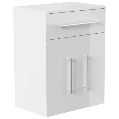 Badmöbel Levana- XL weiss hochglanz