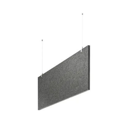 baffel-Set - Deckenträger Farbe: grau, Größe: 150x25x2,5cm