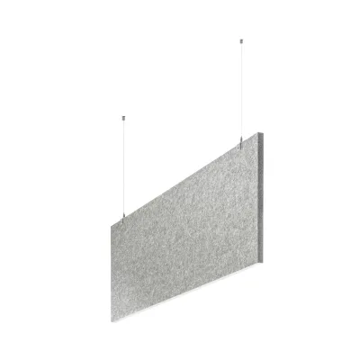 baffel-Set - Deckenträger Farbe: lichtgrau, Größe: 150x25x2,5cm