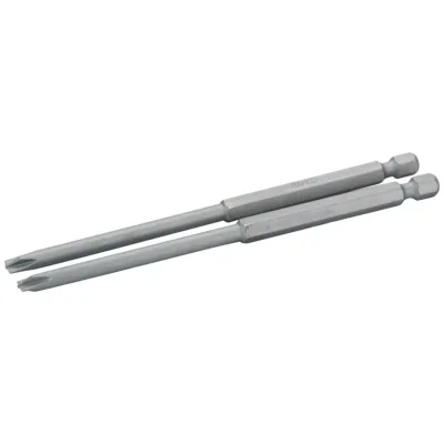 Bahco 1/4 Standard Schraubendreher Bits für PH3/8 mm Phillips- und Schlitzschrauben 125 mm - Blisterkarte