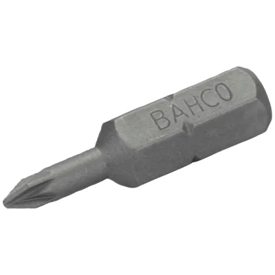 Bahco 1/4 Standard Schraubendreher Bits für PZ1-Pozidriv-Schrauben 25 mm - 10 Stk/Kunststoffbox